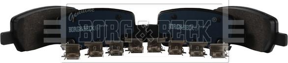 Borg & Beck BBP2932 - Гальмівні колодки, дискові гальма autocars.com.ua