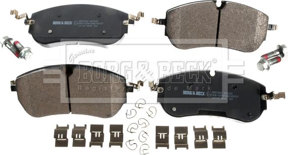 Borg & Beck BBP2944 - Гальмівні колодки, дискові гальма autocars.com.ua