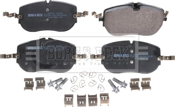 Borg & Beck BBP2951 - Гальмівні колодки, дискові гальма autocars.com.ua