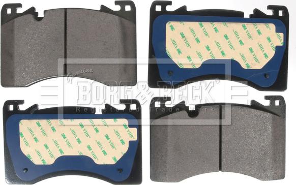 Borg & Beck BBP2955 - Гальмівні колодки, дискові гальма autocars.com.ua