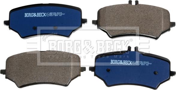 Borg & Beck BBP2958 - Гальмівні колодки, дискові гальма autocars.com.ua