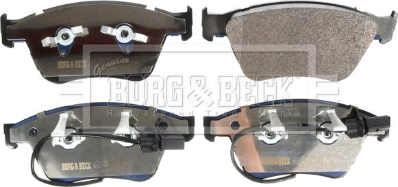 Borg & Beck BBP2966 - Гальмівні колодки, дискові гальма autocars.com.ua
