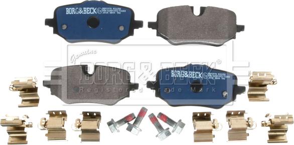 Borg & Beck BBP2978 - Гальмівні колодки, дискові гальма autocars.com.ua