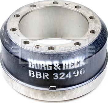 Borg & Beck BBR32496 - Гальмівний барабан autocars.com.ua