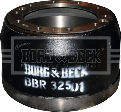 Borg & Beck BBR32501 - Тормозной барабан avtokuzovplus.com.ua