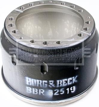 Borg & Beck BBR32519 - Тормозной барабан avtokuzovplus.com.ua