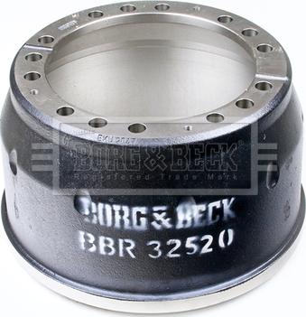 Borg & Beck BBR32520 - Гальмівний барабан autocars.com.ua