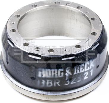 Borg & Beck BBR32521 - Гальмівний барабан autocars.com.ua