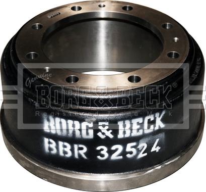 Borg & Beck BBR32524 - Гальмівний барабан autocars.com.ua