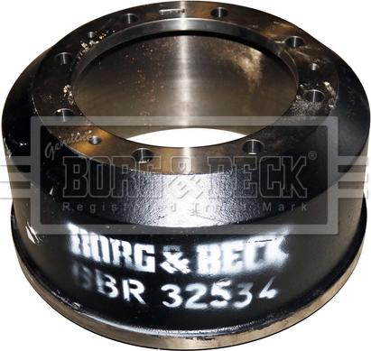 Borg & Beck BBR32534 - Гальмівний барабан autocars.com.ua