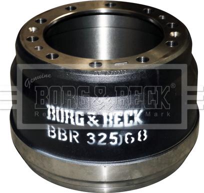Borg & Beck BBR32568 - Гальмівний барабан autocars.com.ua