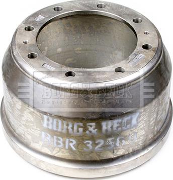 Borg & Beck BBR32569 - Тормозной барабан avtokuzovplus.com.ua