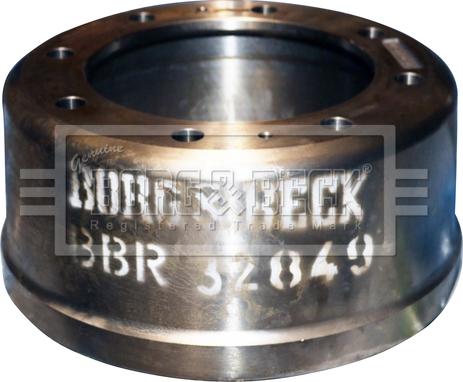 Borg & Beck BBR32849 - Гальмівний барабан autocars.com.ua