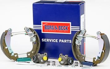 Borg & Beck BBS1004K - Комплект гальм, барабанний механізм autocars.com.ua