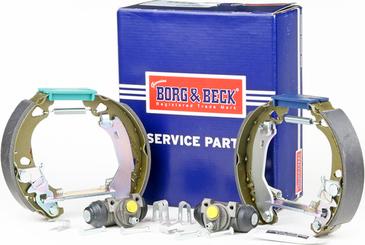 Borg & Beck BBS1028K - Комплект тормозных колодок, барабанные avtokuzovplus.com.ua