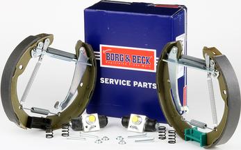 Borg & Beck BBS1067K - Комплект гальм, барабанний механізм autocars.com.ua
