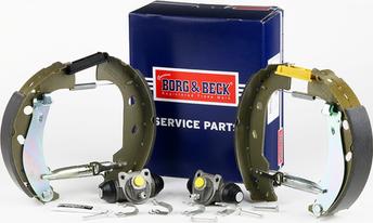Borg & Beck BBS1101K - Комплект гальм, барабанний механізм autocars.com.ua