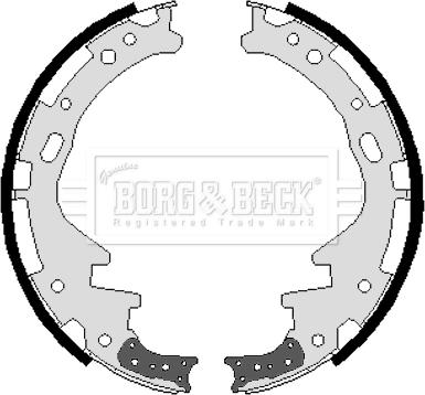 Borg & Beck BBS6003 - Комплект гальм, барабанний механізм autocars.com.ua