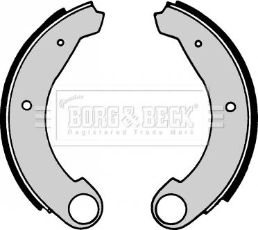 Borg & Beck BBS6153 - Комплект гальм, барабанний механізм autocars.com.ua