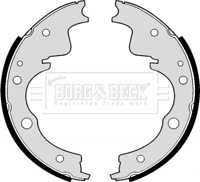 Borg & Beck BBS6175 - Комплект гальм, барабанний механізм autocars.com.ua