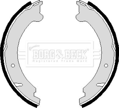 Borg & Beck BBS6217 - Комплект тормозов, ручник, парковка avtokuzovplus.com.ua