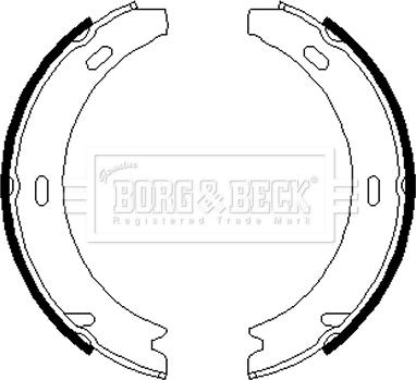Borg & Beck BBS6219 - Комплект тормозов, ручник, парковка autodnr.net