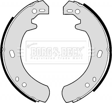 Borg & Beck BBS6253 - Комплект тормозов, ручник, парковка autodnr.net