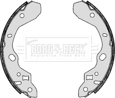 Borg & Beck BBS6275 - Комплект гальм, барабанний механізм autocars.com.ua