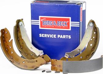 Borg & Beck BBS6285 - Комплект тормозных колодок, барабанные autodnr.net