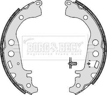 Borg & Beck BBS6294 - Комплект гальм, барабанний механізм autocars.com.ua