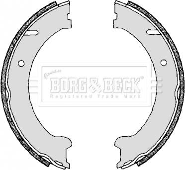 Borg & Beck BBS6297 - Комплект гальм, ручник, парковка autocars.com.ua