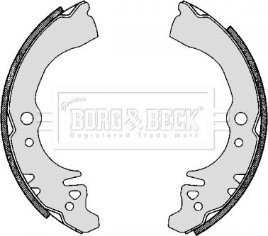 Borg & Beck BBS6298 - Комплект гальм, барабанний механізм autocars.com.ua