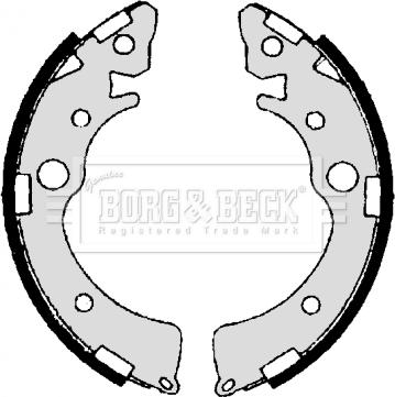 Borg & Beck BBS6303 - Комплект гальм, барабанний механізм autocars.com.ua