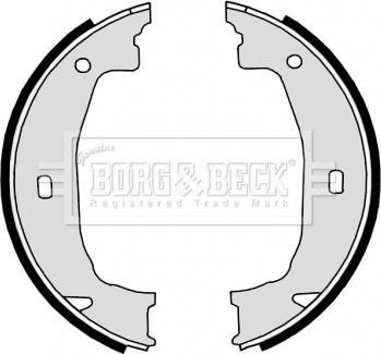 Borg & Beck BBS6315 - Комплект тормозов, ручник, парковка avtokuzovplus.com.ua