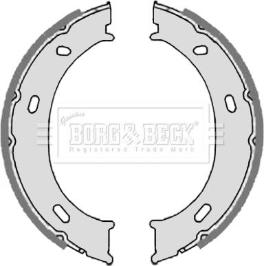 Borg & Beck BBS6327 - Комплект гальм, ручник, парковка autocars.com.ua