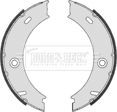 Borg & Beck BBS6328 - Комплект гальм, ручник, парковка autocars.com.ua
