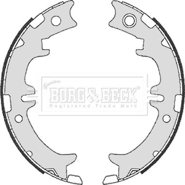 Borg & Beck BBS6330 - Комплект гальм, ручник, парковка autocars.com.ua