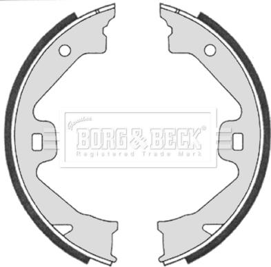 Borg & Beck BBS6331 - Комплект тормозов, ручник, парковка autodnr.net