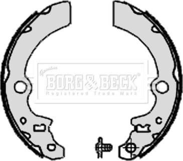 Borg & Beck BBS6333 - Комплект гальм, барабанний механізм autocars.com.ua