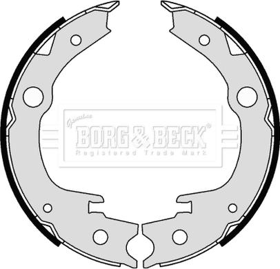Borg & Beck BBS6342 - Комплект тормозов, ручник, парковка avtokuzovplus.com.ua