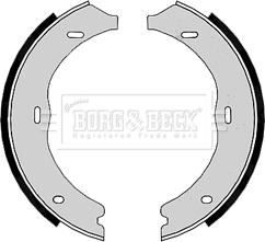 Borg & Beck BBS6365 - Комплект тормозов, ручник, парковка autodnr.net