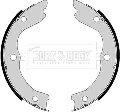 Borg & Beck BBS6370 - Комплект гальм, ручник, парковка autocars.com.ua