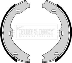 Borg & Beck BBS6372 - Комплект тормозов, ручник, парковка autodnr.net