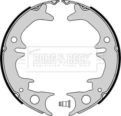 Borg & Beck BBS6384 - Комплект гальм, ручник, парковка autocars.com.ua