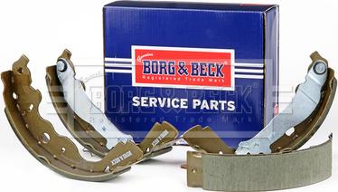 Borg & Beck BBS6399 - Комплект тормозных колодок, барабанные autodnr.net
