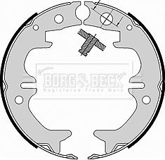 Borg & Beck BBS6411 - Комплект гальм, ручник, парковка autocars.com.ua