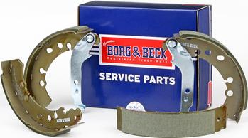 Borg & Beck BBS6414 - Комплект тормозных колодок, барабанные avtokuzovplus.com.ua