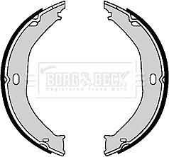 Borg & Beck BBS6415 - Комплект гальм, ручник, парковка autocars.com.ua