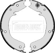 Borg & Beck BBS6423 - Комплект гальм, ручник, парковка autocars.com.ua