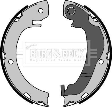 Borg & Beck BBS6443 - Комплект гальм, ручник, парковка autocars.com.ua